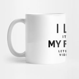 I Love it When My Fiance Lets Me Play Video Games, Funny Gamer Birthday Gift Mug